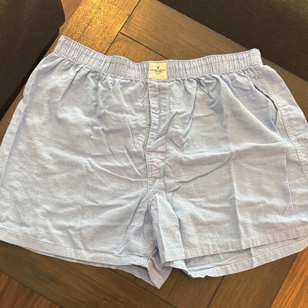 American Eagle Light Blue & Pink Boxer Shorts